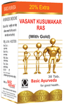 Basic Ayurveda Vasant Kusumakar Ras with Gold