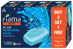 Fiama Men Gel Bar Refreshing Pulse Buy 3 Get 1 Free (125gm Each)