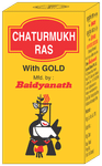 Baidyanath Chaturmukh Ras with Gold Tablet