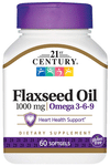 21st Century Flaxseed Oil 1000mg Softgels