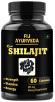 Fij Ayurveda Raw Shilajit 500mg Capsule