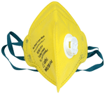 Dominion Care Non Woven 6 Layer Mask with Adjustable Elastic & Nose Pin Yellow