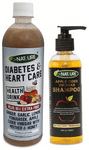 DrNATcURE Apple Cider Vinegar with Ginger, Garlic, Lemon, Fenugreek & Honey with Apple Cider Vinegar Shampoo 200ml Free