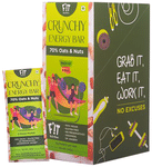 F'it Crunchy Energy Bar (40gm Each) 70% Oats & Nuts