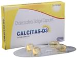 Calcitas  -D3 Soft Gelatin Capsule from Intas for Bone, Joint and Muscle Care