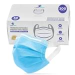 Care View 3 Ply Premium Disposable Protective Surgical Face Mask with Ear Loops Blue