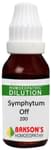 Bakson's Homoeopathy Symphytum Off Dilution 200 CH