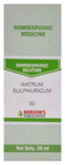 Bakson's Homoeopathy Natrum Sulphuricum Dilution 30