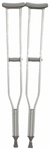 Fidelis Under Arm Crutches Heavy Weight Adjustable - Powder Coating White Aluminium