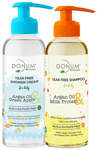 Donum Naturals Combo Pack of Tear Free Shower Cream & Tear Free Shampoo for Baby