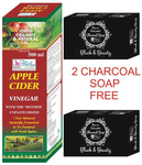 BeSure Apple Cider Vinegar Filtered Syrup with  2 Charcoal Soap Free