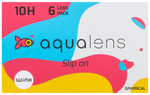Aqualens 10H Monthly Disposable Contact Lens with UV Protection Optical Power -3 Transparent Spherical
