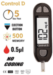 Control D Blood Glucose Monitor with 25 Strips & Lancets | Blood Glucose Monitors