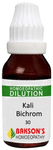 Bakson's Homoeopathy Kali Bichrom Dilution 30 CH