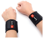 Be Safe Forever Wrist Band/Brace Support Black