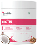 Andme Plant Based Biotin Powder Coconut Milk with Cinnamon