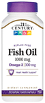 21st Century Fish Oil 1000mg Enteric Coated Softgels