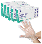 Care View Anti-Bacterial Disposable Poly Hand Glove (200 Each)