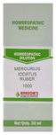 Bakson's Homoeopathy Mercurius Iodatus Ruber Dilution 1000 CH