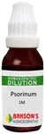 Bakson's Homoeopathy Psorinum Dilution 1M