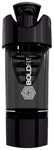 Boldfit Pro Cyclone Gym Shaker with Extra Compartment Black