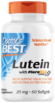 Doctor's Best Lutein with FloraGlo Lutein 20mg Softgels | Supports Visual Function & Neutralises Free Radicals