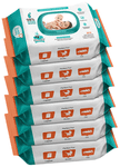 Buddsbuddy Olive Oil Light Fragranced Usable Baby Wipes with Lid (80 Each)