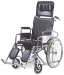 EASYCARE EC 607 GCJ Portable Aluminium Wheelchair with Backrest Reclining & Footrest (Capacity 100kgs)