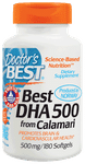 Doctor's Best DHA 500 from Calamari | For Brain & Cardiovascular Health