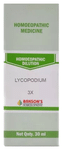 Bakson's Homoeopathy Lycopodium Dilution 3X