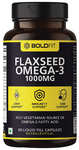 Boldfit Flaxseed Omega 3 1000mg Liquid Fill Capsule