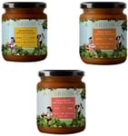 Ambriona Combo Pack of Hazelnut Butter with Dark Chocolate, Peanut Butter with Dark Chocolate and Almond Butter with Dark Chocolate (200gm Each)