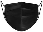 Arcatron Mobility Disposable 3 Ply Face Mask with Meltblown Layer (50 Each) Universal Black