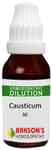 Bakson's Homoeopathy Causticum Dilution 30 CH