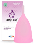 5DaysCup Reusable Menstrual Cup Small Pink