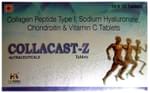 Collacast-Z Tablet with Collagen Type I, Sodium Hyaluronate, Chondroitin & Vitamin C