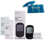 Arkray Combo Pack of Glucocard G+ Blood Glucose Meter & Relax and Relief Kit with 10+25 Individual Pack Strips