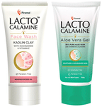 Combo Pack of Piramal Lacto Calamine Face Wash 100ml & Lacto Calamine Aloe Vera Gel 150gm