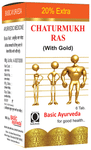 Basic Ayurveda Chaturmukh Ras with Gold