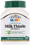 21st Century Milk Thistle Extract Vegetarian Capsules