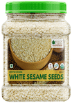 Bliss of Earth Certified Organic White Sesame Seeds