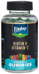 Fitday Biotin & Vitamin-C Hair & Skin Gummies Blueberry