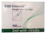 BD Emerald 2ml Syringe with 22G Needle