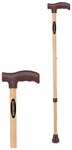 Guardian Adjustable Walking Stick Wooden Steel