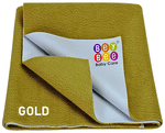 Bey Bee Waterproof Mattress Protector Sheet for Babies and Adults (140cm X 100cm) Large Golden