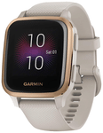 Garmin Venu Square Music GPS Smartwatch Light Sand with Rose Gold