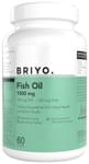 Briyo Fish Oil 1000mg (550mg Omega-3) - High EPA (330mg) & DHA (220mg) - Supports Heart and Brain Health Soft Gelatin Capsule