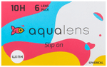 Aqualens 10H Monthly Disposable Contact Lens with UV Protection Optical Power -0.75 Transparent Spherical
