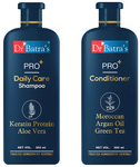 Dr Batra's Combo Pack of Pro+ Daily Care Shampoo and Pro+ Conditioner (350ml Each)