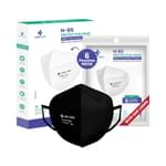 Care View CV1221 N95 with Ear Loops Protective Mask Black